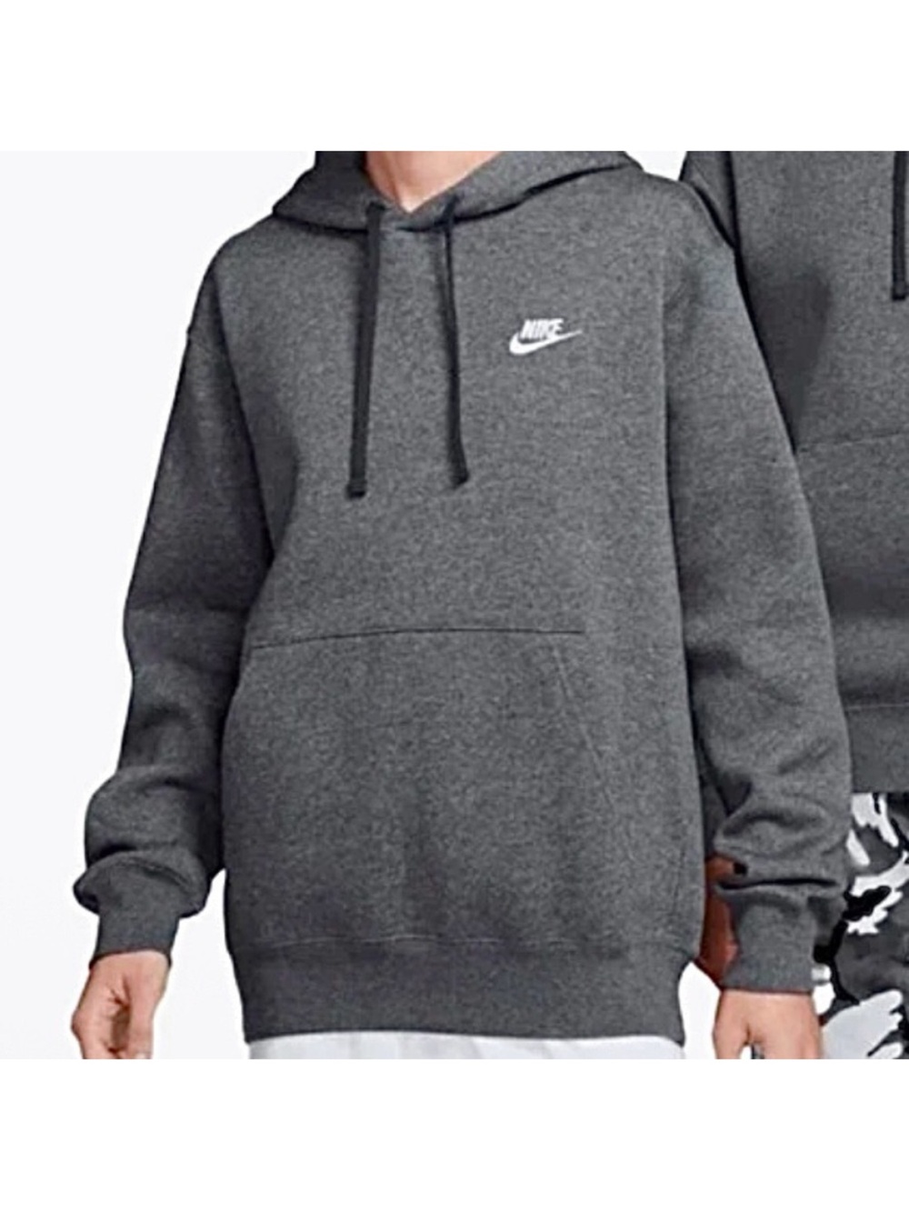 Nike- Charcoal Gray Hoodie Sweatshirt. Size: Medium
